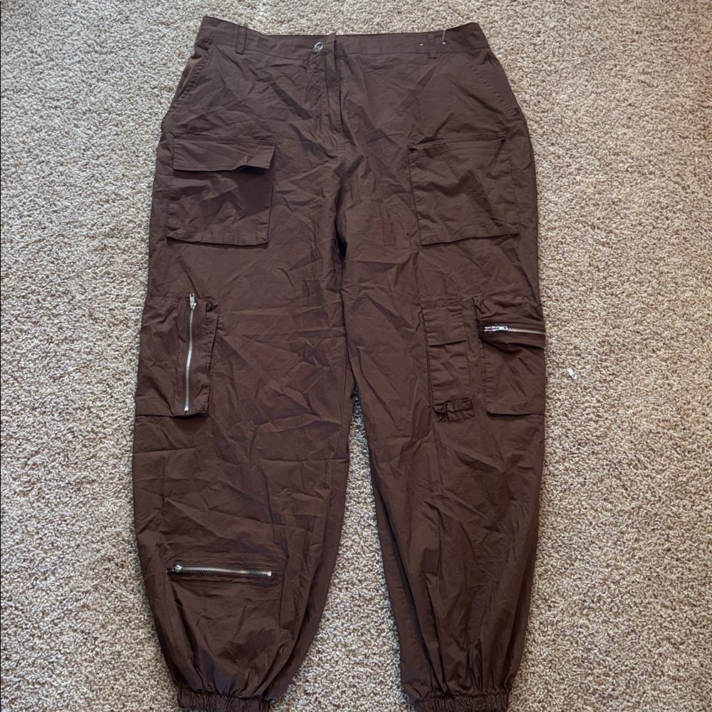 Brown Cargo Pants